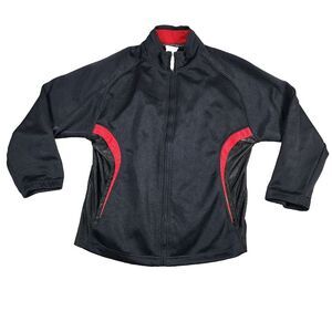 Reebok‎ 90's Vintage Above the Rim Full Zip Up Graphic 3D Back Sweatshirt Sz L